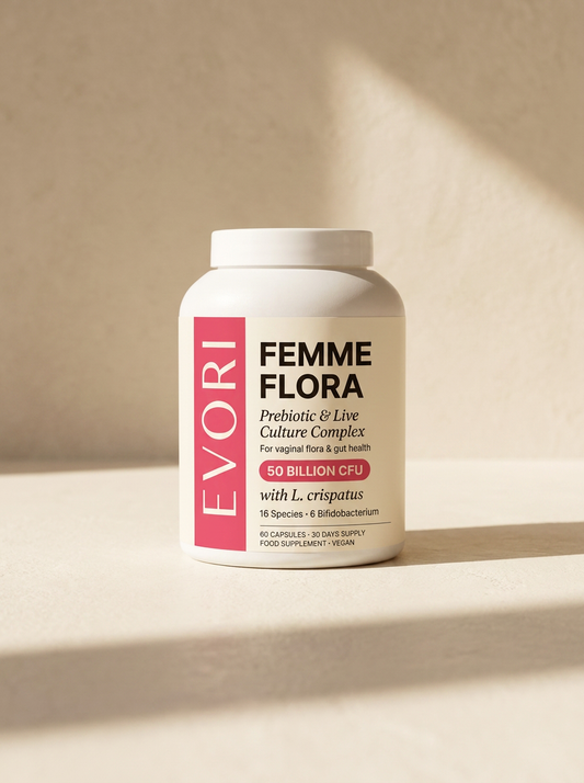 Femme Flora women's probiotic with Lactobacillus crispatus